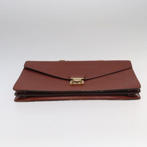 Louis Vuitton Serviette Conseiller Brown Leather Briefcase Bag (Pre-Owned) - Picture 12 of 16